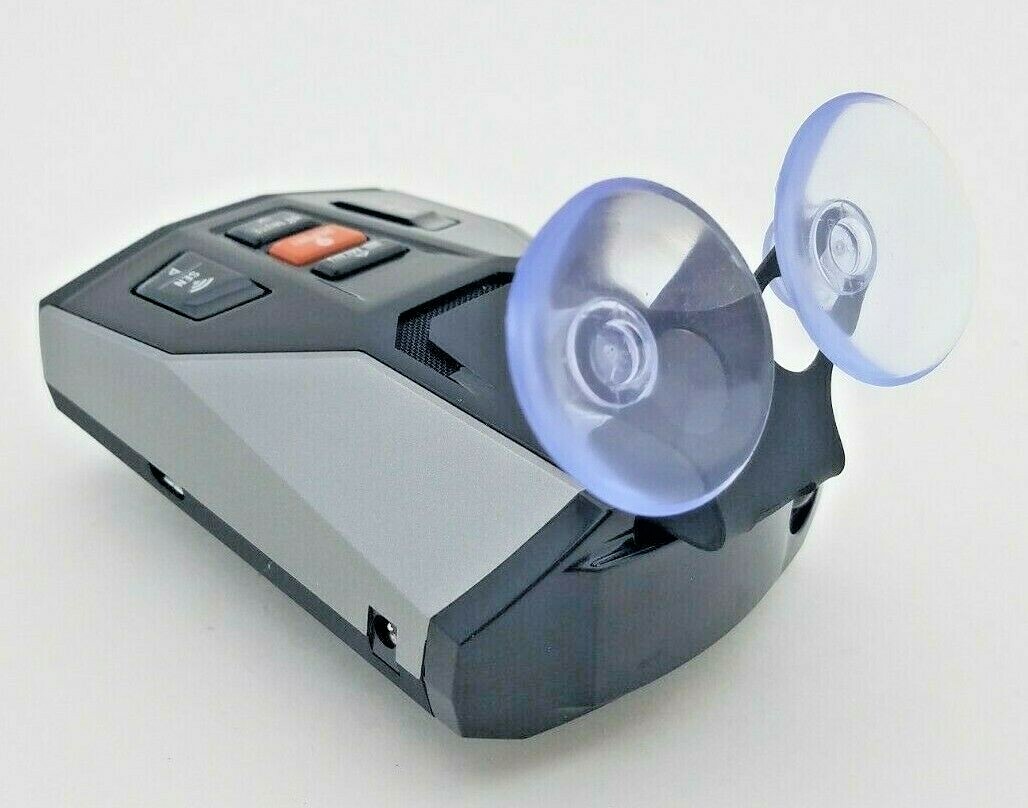 New - COBRA - Winshield Mount Radar Detector w/4Clear Suction Cups (C2)