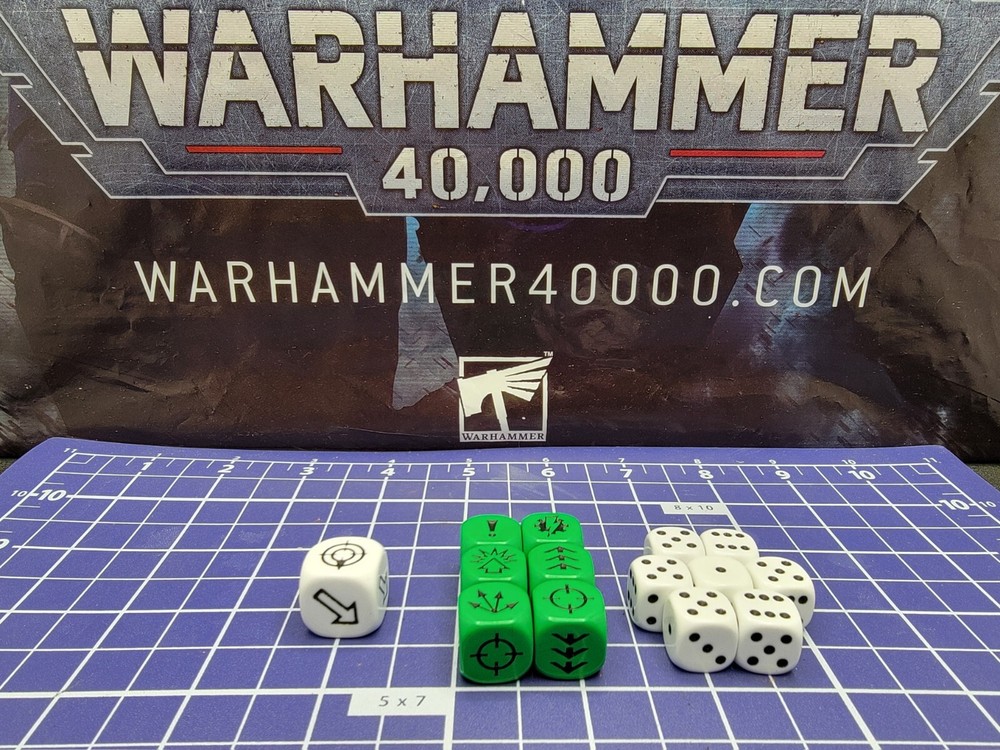 14 Battlefleet Gothic Armada Order Dice Epic Command Scatter Directional Die OOP