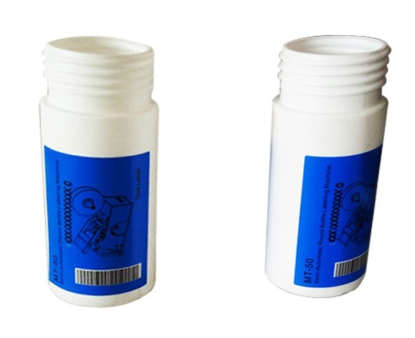 Round Bottle Labeling Machine with Code Printer 110V 0.47"-3.54" Bottle Labeler
