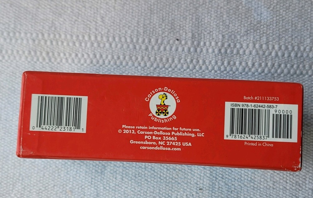 CARSON DELLOSA CENTERSOLUTIONS COMMON CORE 3RD GRADE TASK CARDS MATH STUDY BOX