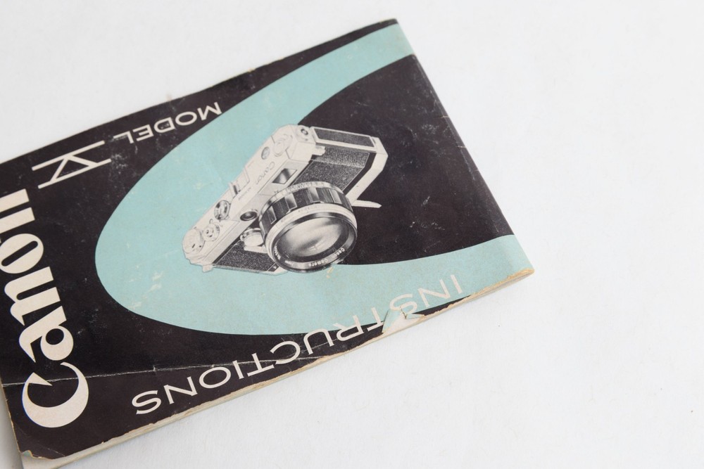 Canon model V Rangefinder instruction book