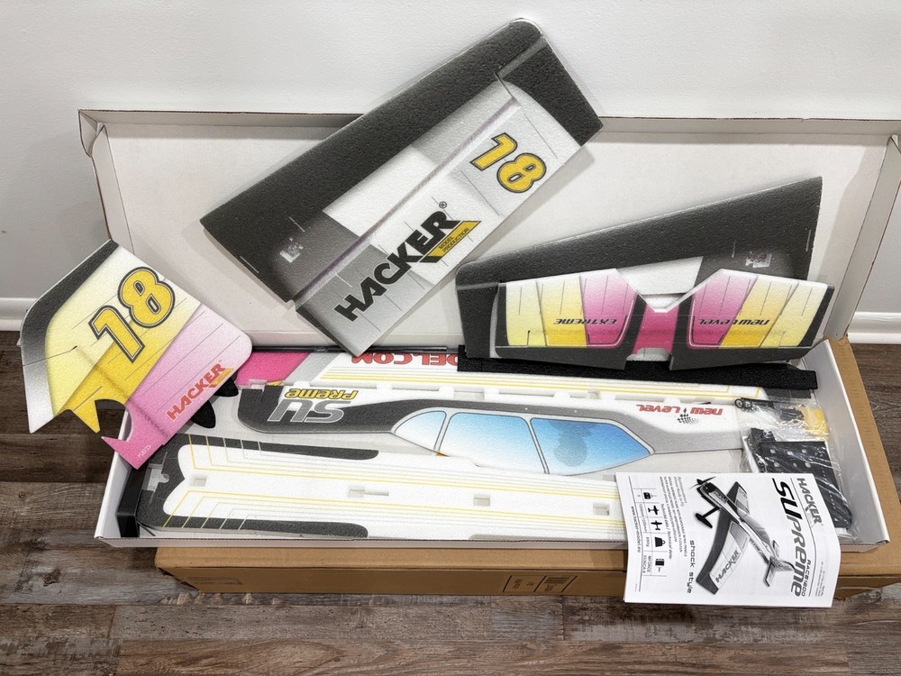 Hacker Models 48" EPP SUpreme w/ removeable wings RC Airplane NIB