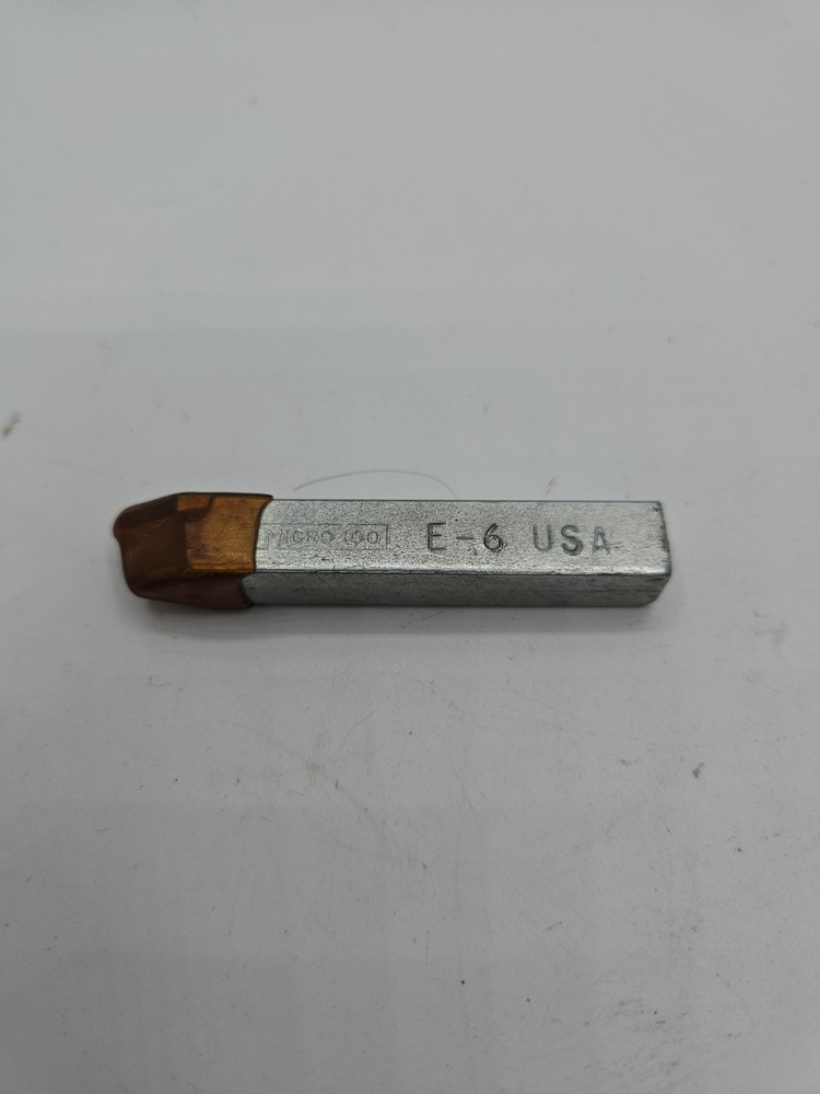 Micro 100 E-6 Brazed Tool Bit, E6, 3/8 x 3/8 x 2-1/2