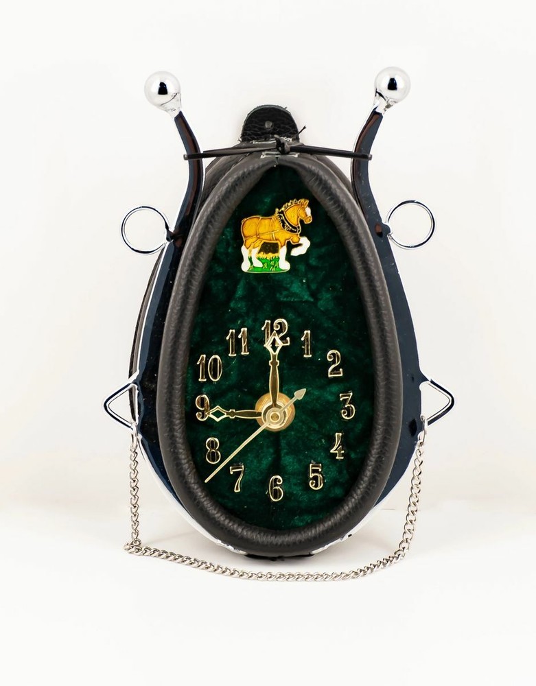 Green Horse Collar Clock
