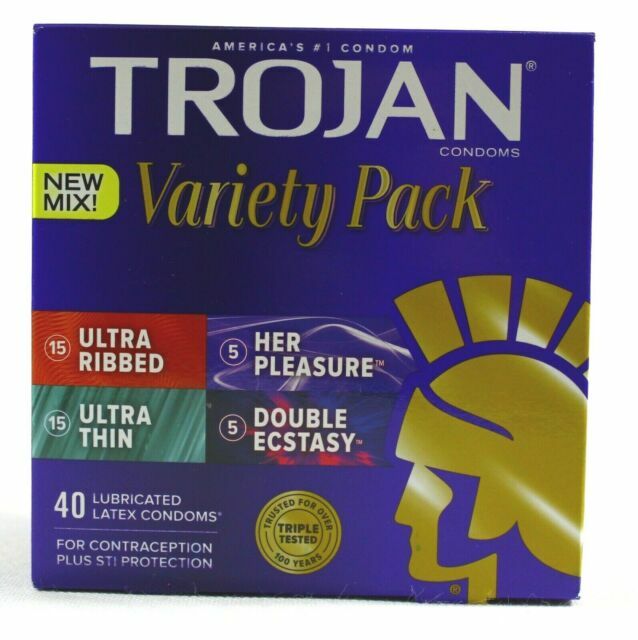 Trojan Variety Pack Male Condom 40 Count *EXP 11/26*