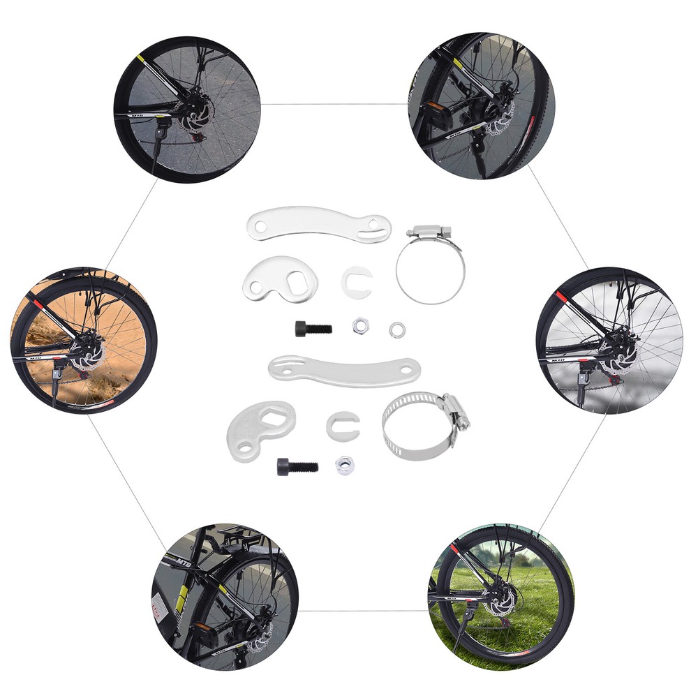 Fit For Electric Bicycle Front Or Rear 2 Set Universal Torque Arm Conversion Kit