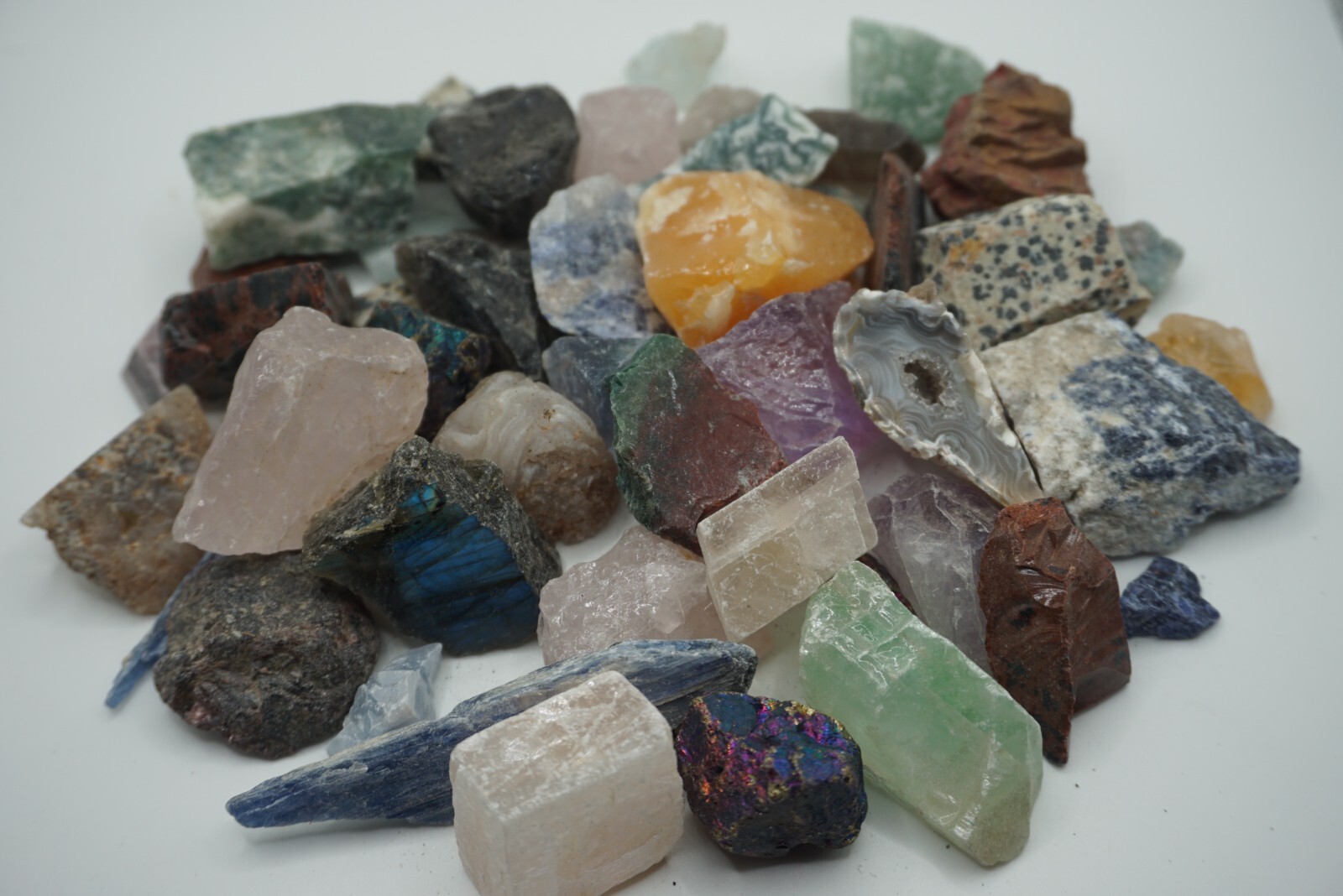 Crafters Collection 1 Lb Natural Crystals Mineral Specimens Mixed Gemstones