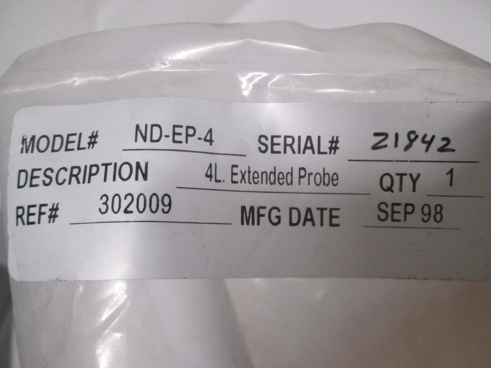 Now Technologies Inc, ND-EP-4, 4L Extended Probe, New