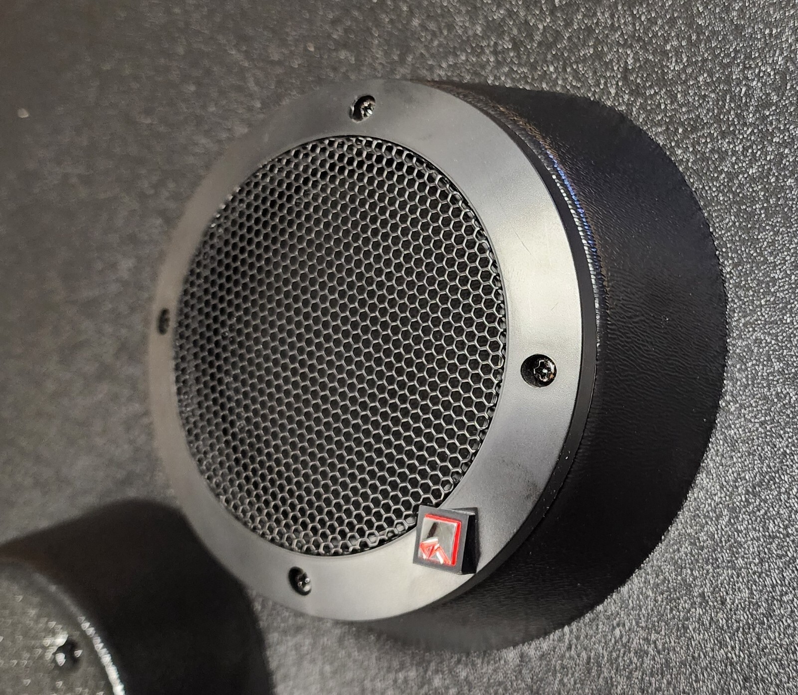 ANGLED R4 SPEAKER PODS spacer 4" SPEAKER MOUNT W/FLANGE -- MADE IN THE USA!