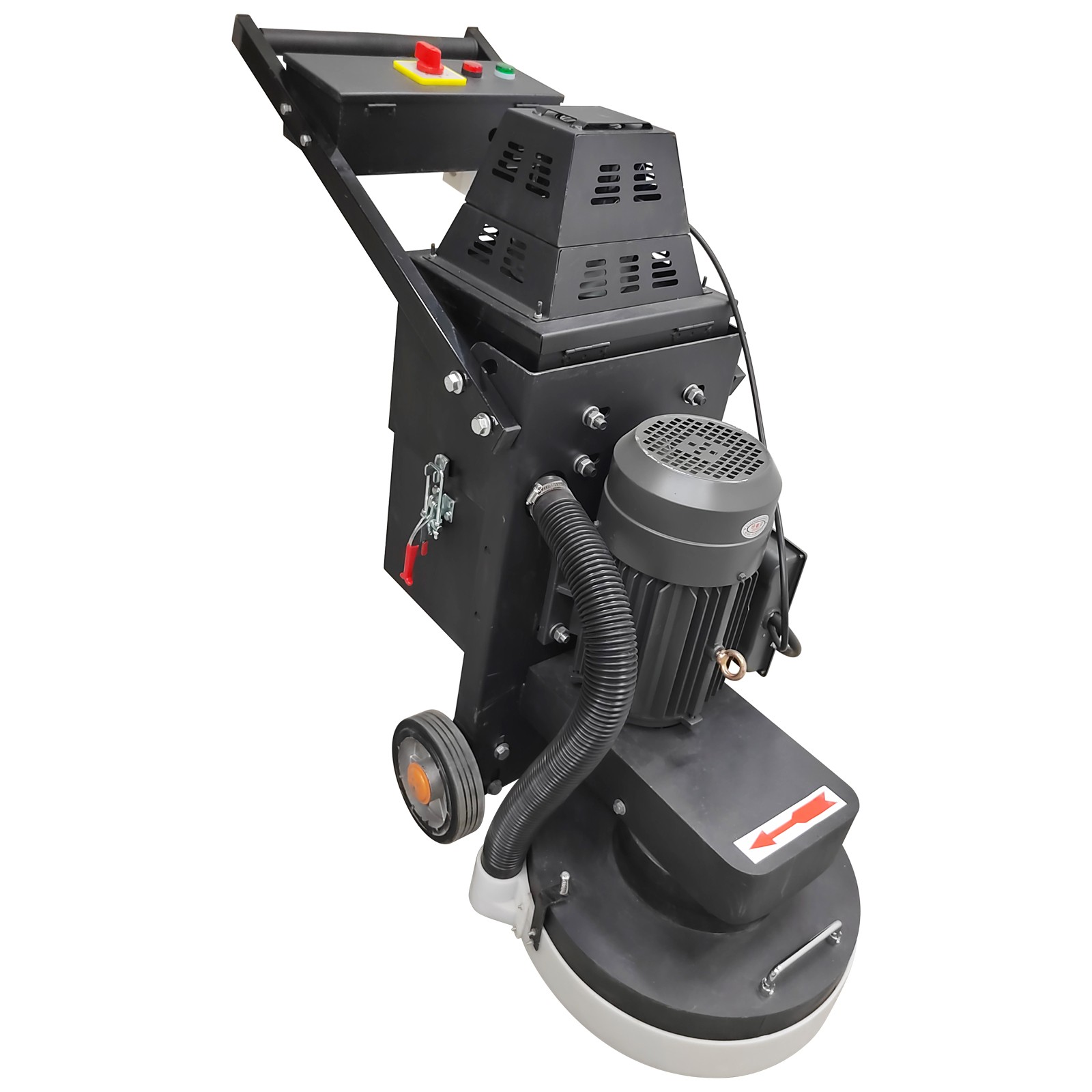 220V Concrete Floor Grinder Ground Polishing Machine w/5 Grinding Head Dust Free