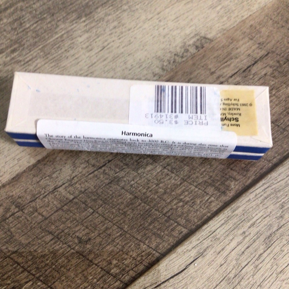 Vintage Schylling Harmonica with Box