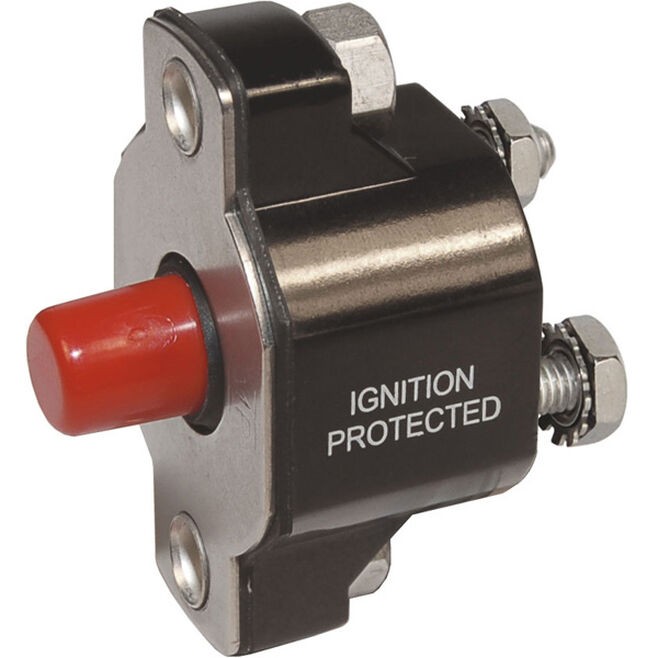 Blue Sea 2138-BSS 2138 Medium Duty Push Button Reset-Only 15A