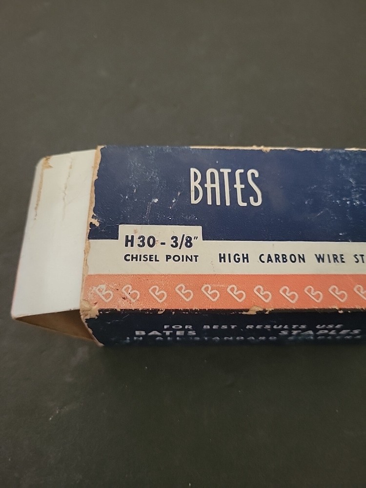 Bates Chisel Point H30-3/8" Open Box