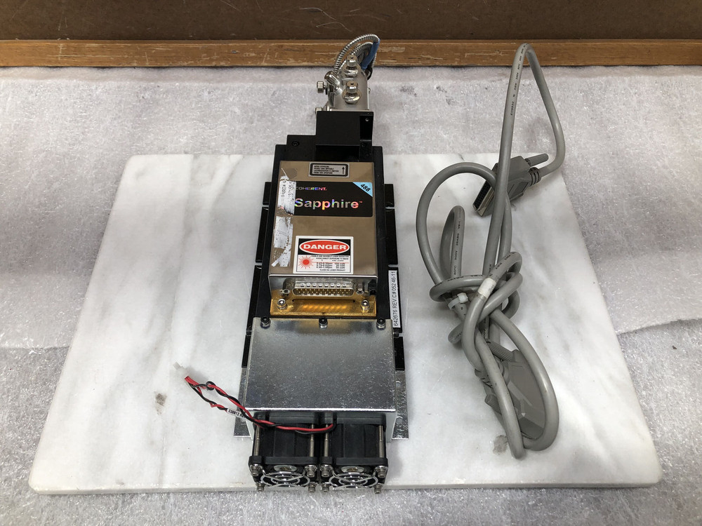 Coherent Sapphire 488-20 Continuous Wave Laser System With Heatsink Cables