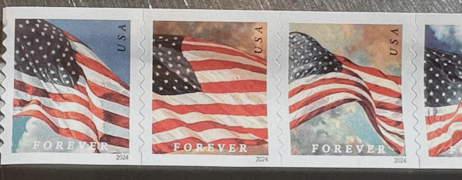 50 US Flag  Forever Postage Stamps