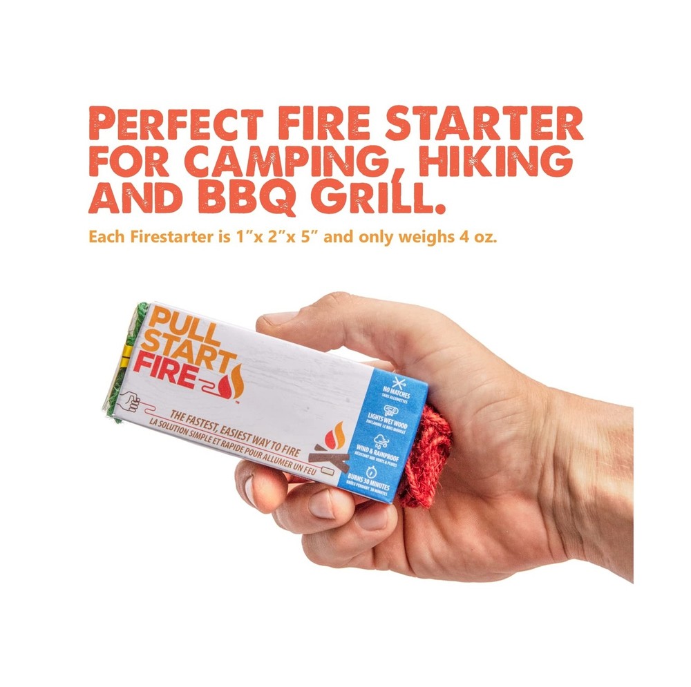 Pull Start Fire Pull String Firestarter | No Matches Required, Fire Starts in...