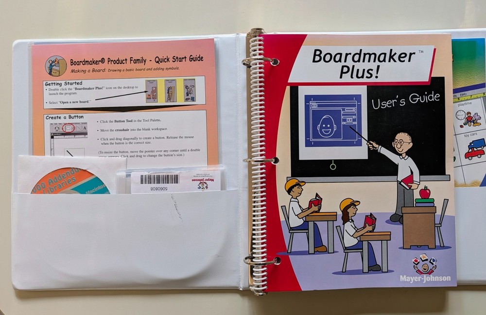 Boardmaker Plus! V5.3.3 and 2000 Addendum