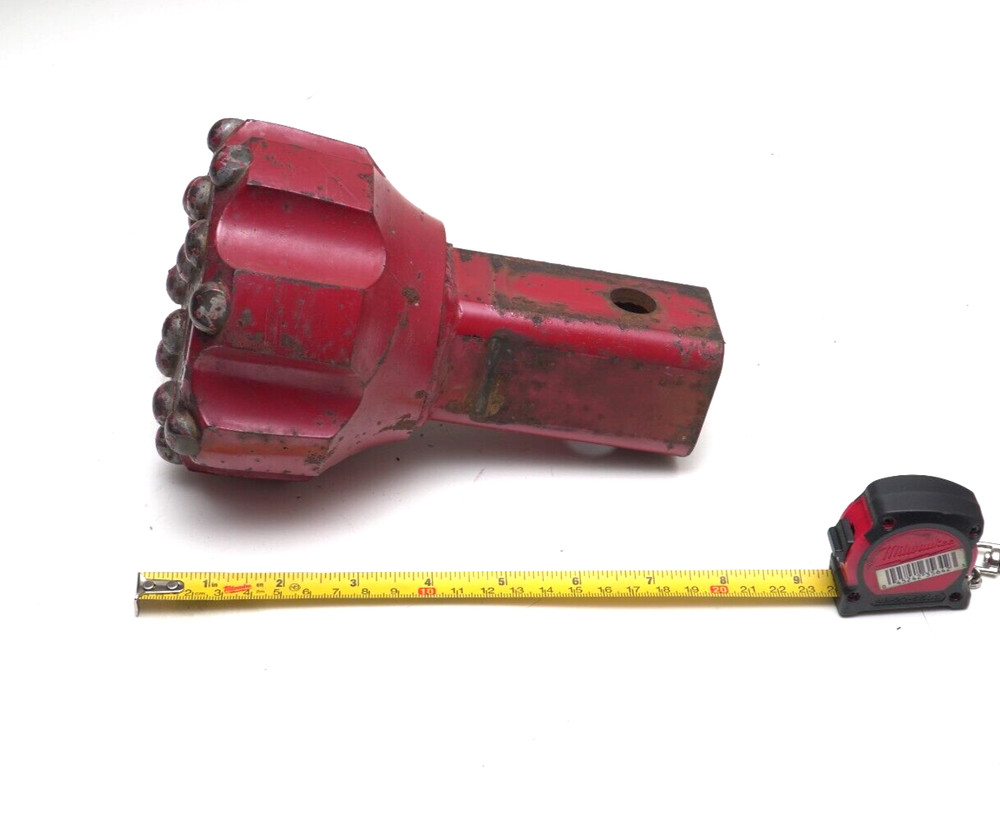DTH DRILL BIT Hammer Drill Bit Shank Concave CUSTOM HITCH ATTACHMENT 2" Receiver