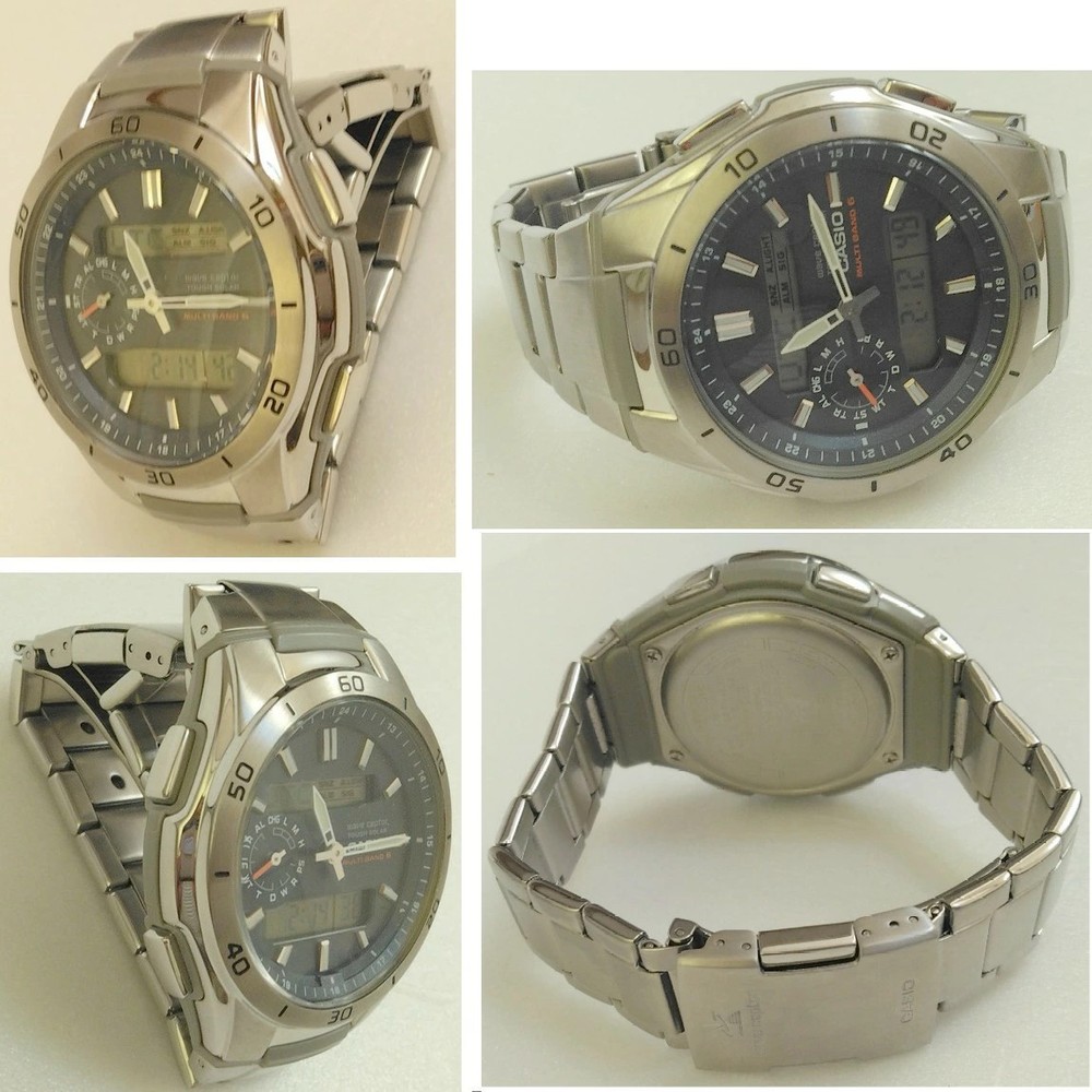 Used Fully Functional CASIO Casio Men s Watch Wave Ceptor Multi Band 6 Tough