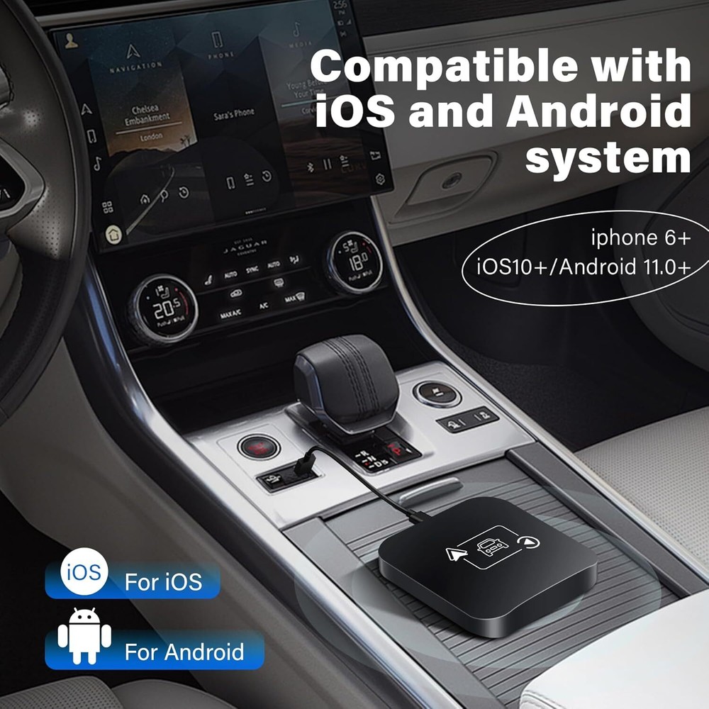 Wireless CarPlay Adapter USB Dongle For iPhone Apple Wireless Carplay Plug &Play