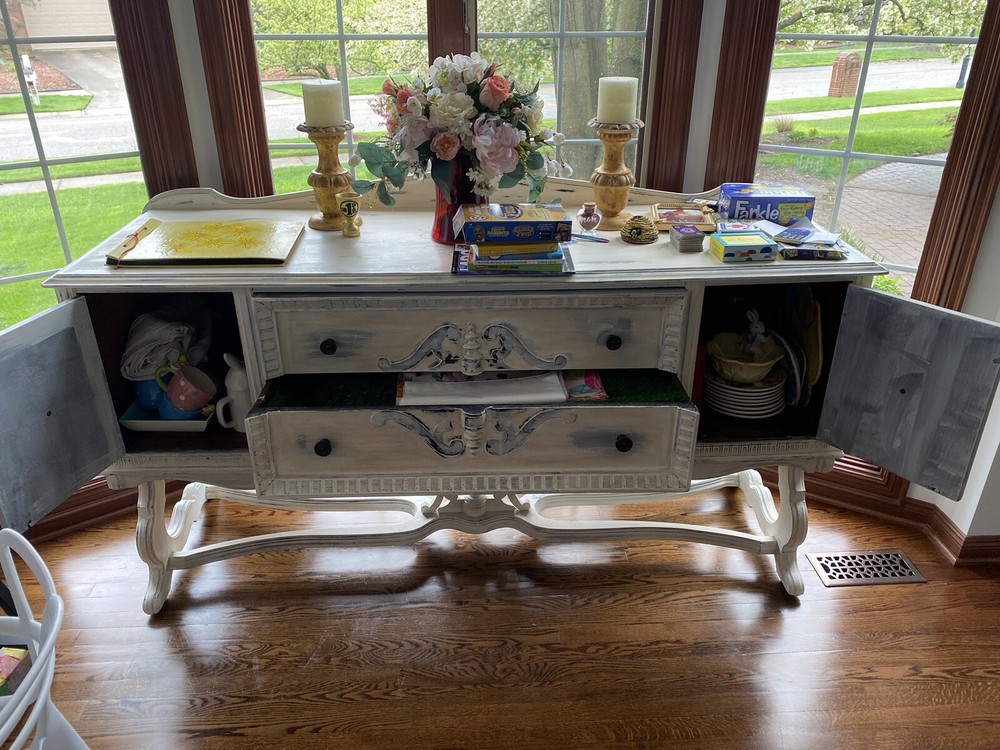 buffet cabinet with hutch