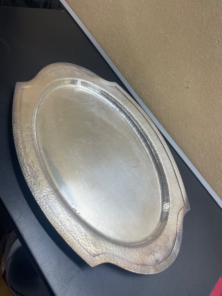 Wrought Right Silver Plate Wrought-Right 86020 NSSP Oval Tray vintage