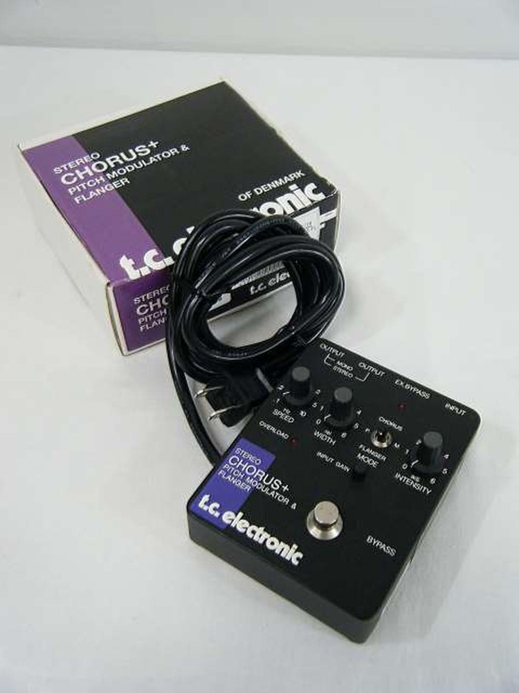 TC ELECTRONIC STEREO CHORUS PLUS FLANGER Effects Pedal