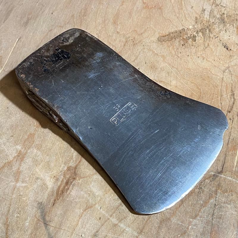 Vintage   Plumb 32    Axe Head     3 lbs. 9 oz