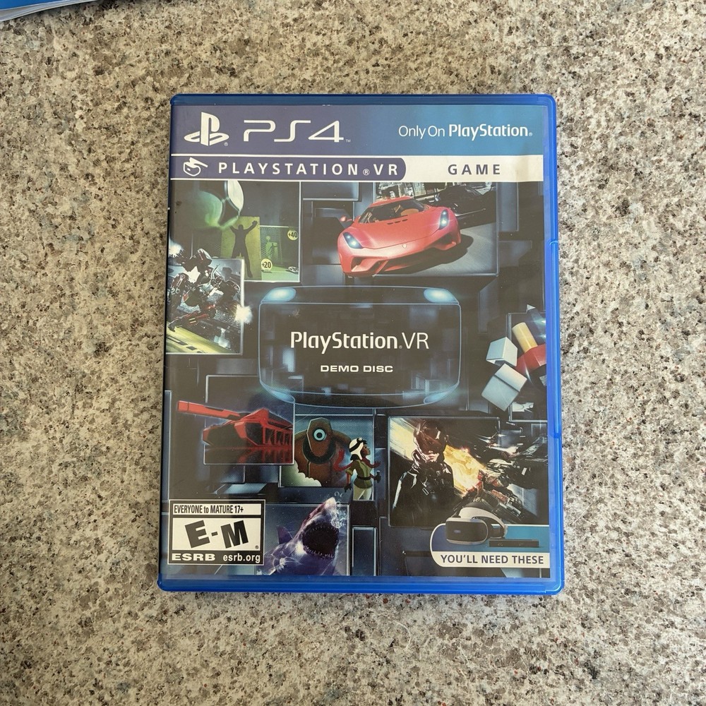 Sony PlayStation VR PSVR (PS4) CUH-ZVR2 Headset/Controllers/Camera Bundle