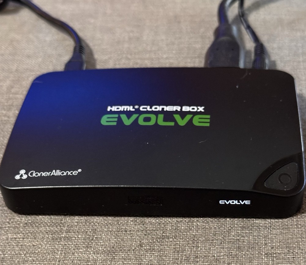 ClonerAlliance Evolve HDMI Cloner Streaming 1080p, USB Storage, Remote, Cables