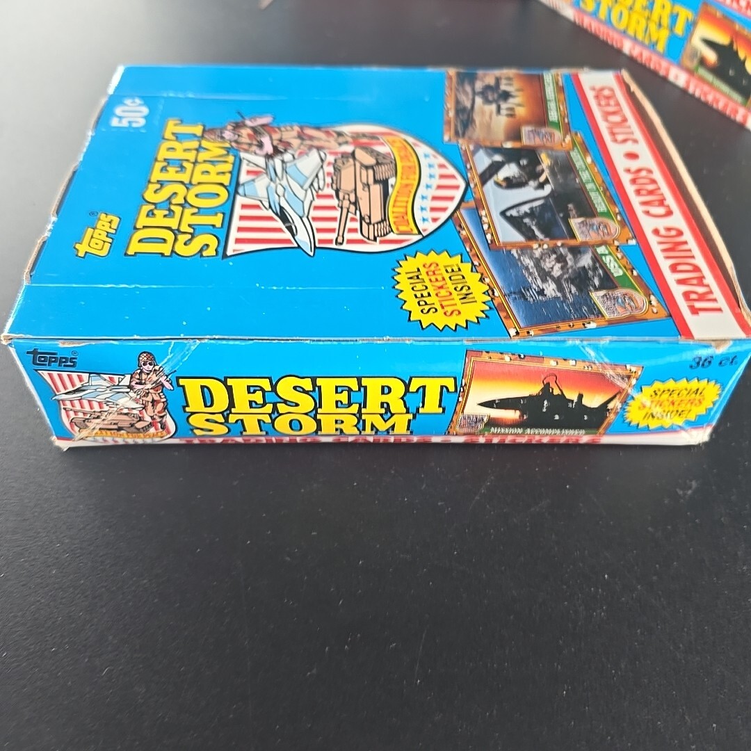 1991 Desert Storm Wax Box Trading Cards, Topps 36 Packs New , NICE