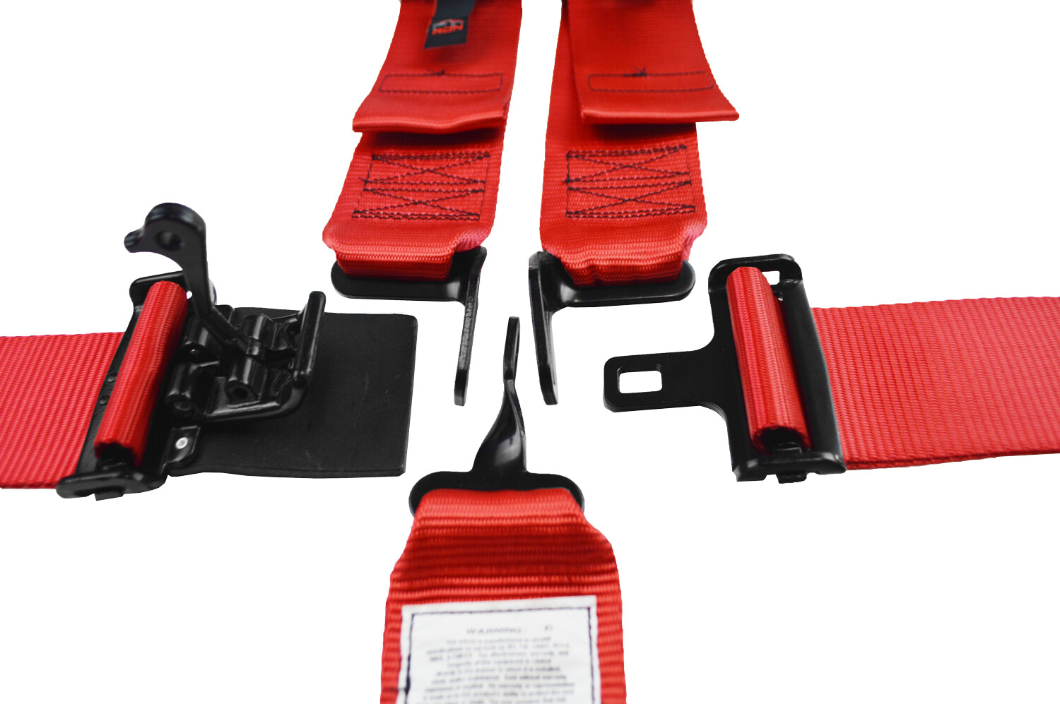 IHRA APPROVED SFI 16.1 RED RACING HARNESS LATCH & LINK V ROLL BAR MOUNT