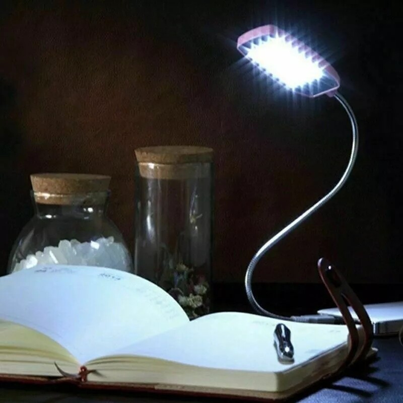 2xFlexible 28LED USB Light Lamp For Laptop PC Computer Notebook Reading Light