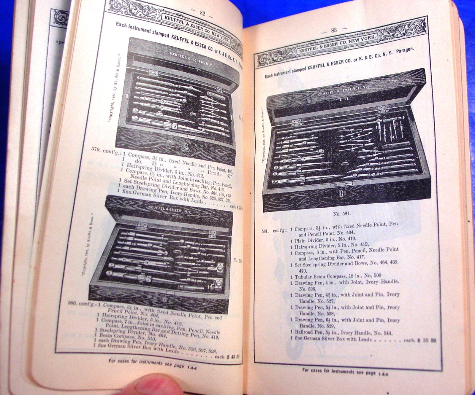 1901 Keuffel Esser Surveying & Drafting Insts. Catalog