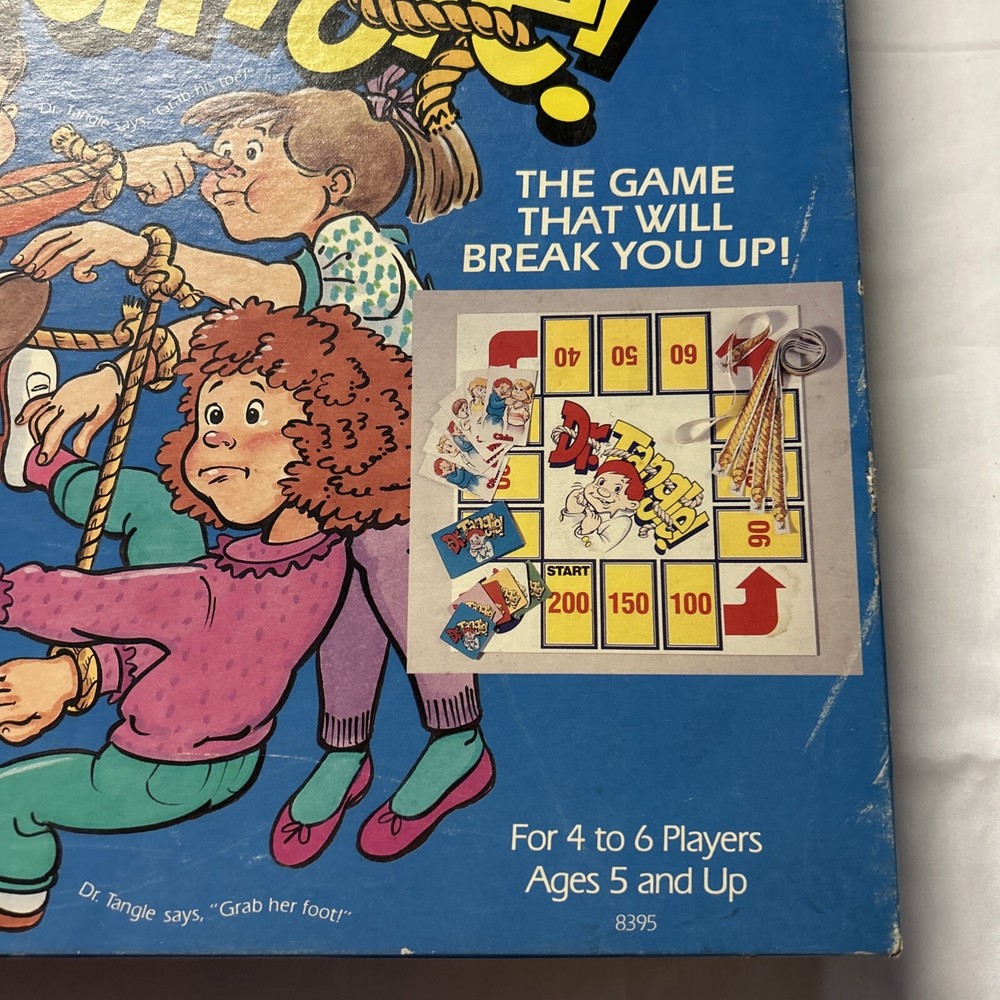 Dr. Tangle Board Game - Selchow & Righter - 1987 - Pre-owned