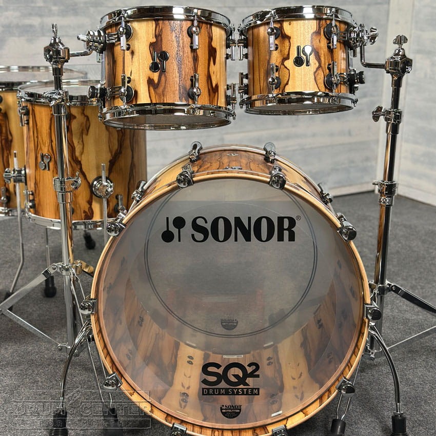 Sonor SQ2 Beech 6pc Drum Set African Marble Semi Gloss