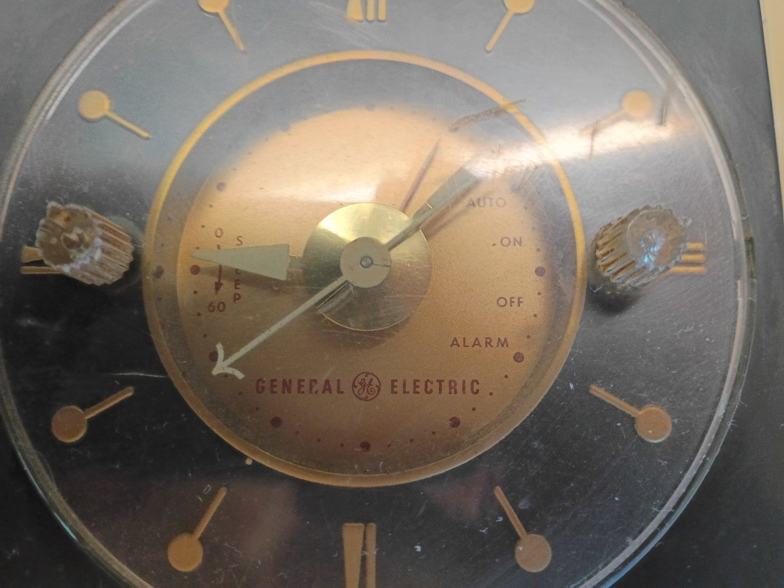 ✨RARE 1955 General Electric Model 680 Convertible Clock Radio - Parts Restore ✨