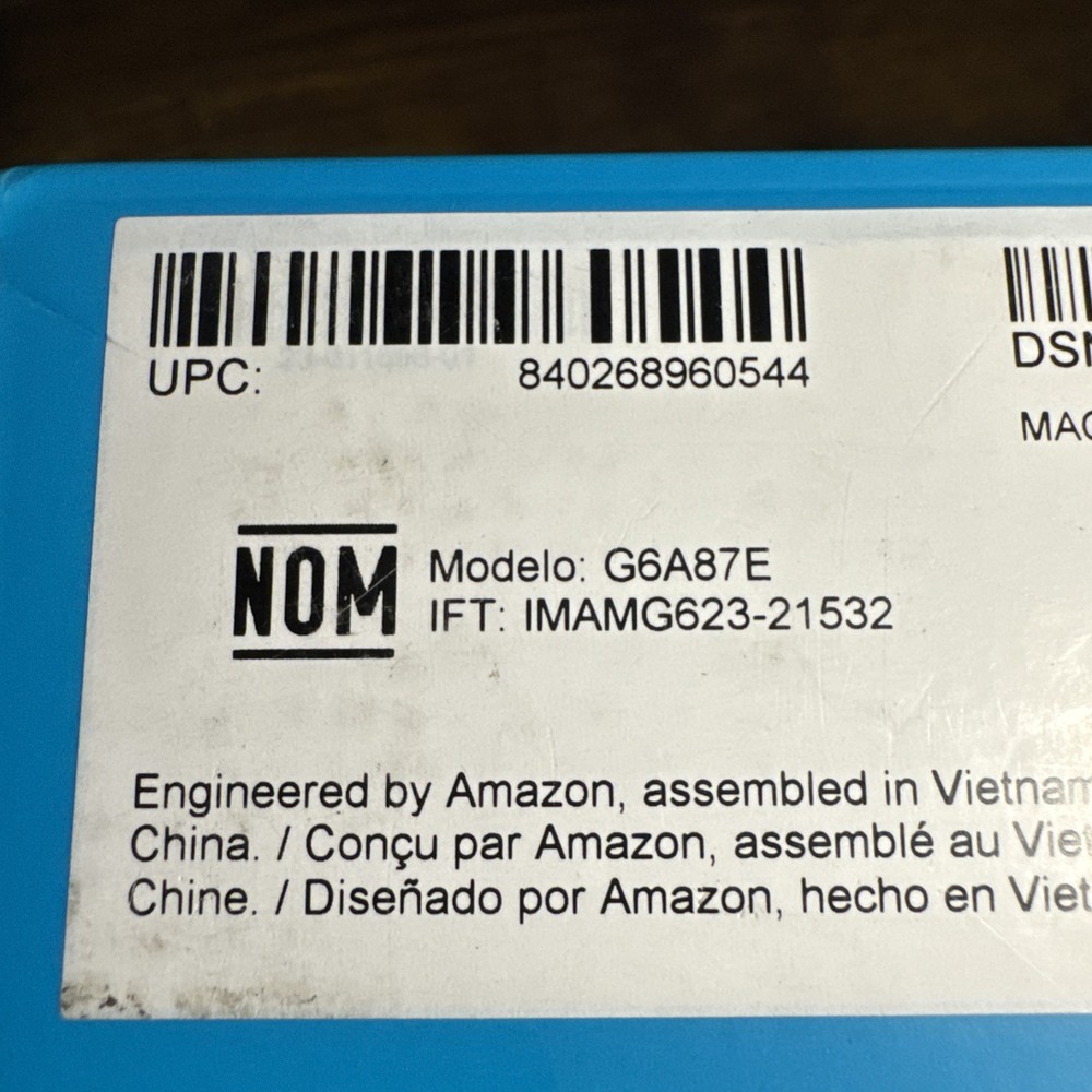 Amazon Echo Hub 8" Smart Home Control Panel With Alexa (G6A87E)