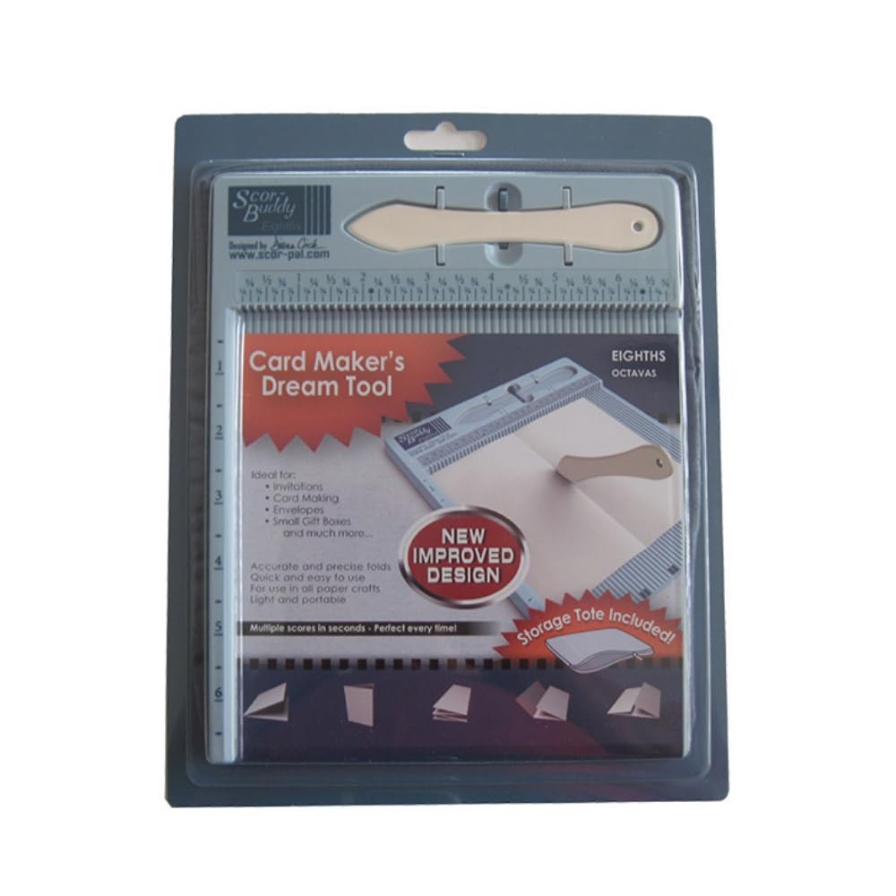 Scor-Buddy Eighths Mini Scoring Board 9"x7.5" Imperial, Multi
