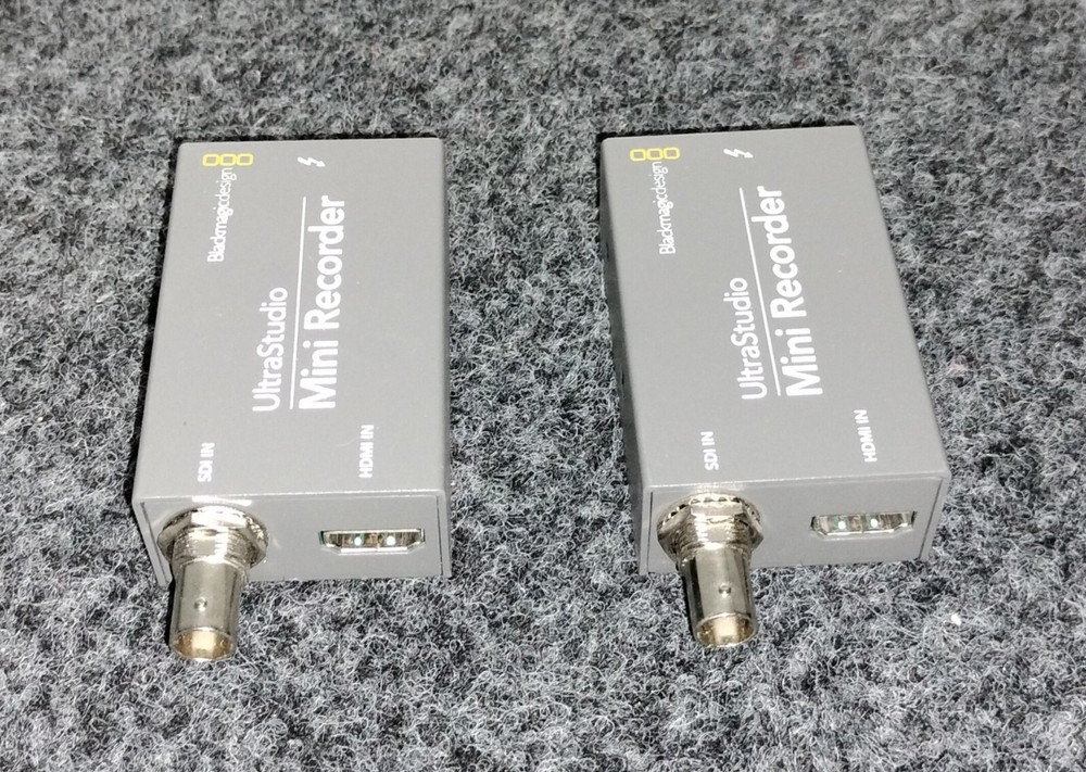 2 Blackmagic Ultrastudio Mini Recorder