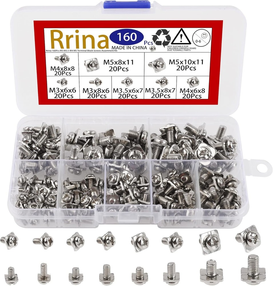 Terminal Block Screws with Washers Kit