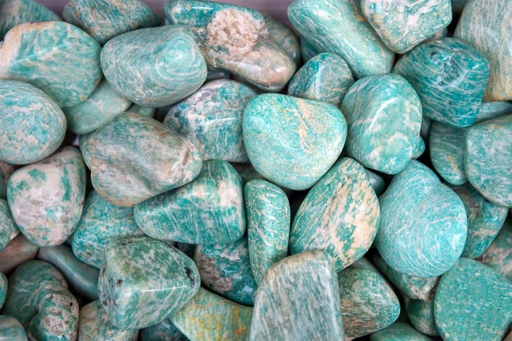 Amazonite Tumbled Gemstone for Harmon, Communication Peace Balance