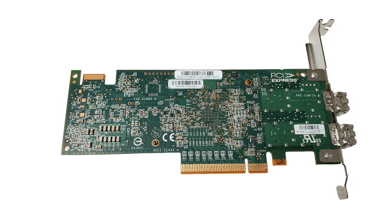 HP 719212-001 C8R39A SN1100E 16GB 2-Port FC Full Height HBA 2x SFPs