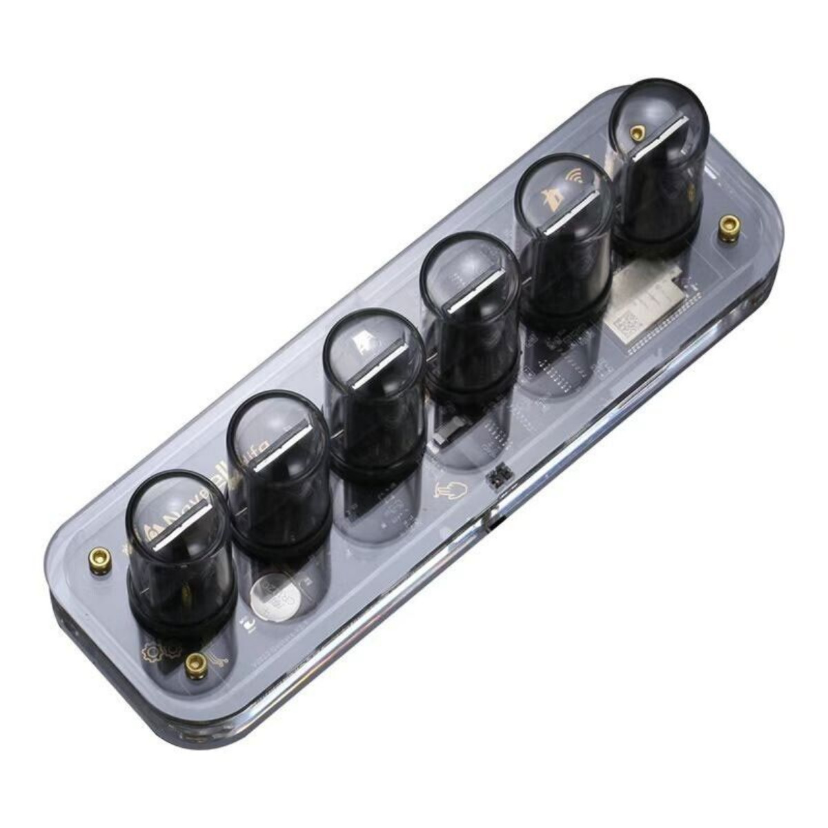 NovelLife Tube-RGB Pseudo Glow Tube Clock Desktop E-sports Room Decoration Gift