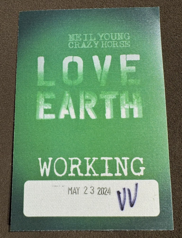 Neil Young crazy horse tour 2024 working security sticky