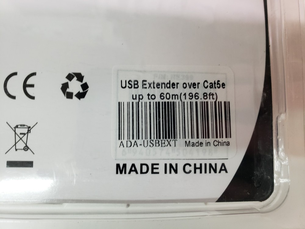 UNUSED - USB Extender Over Cat5e 60m Remote ADA-USBEXT
