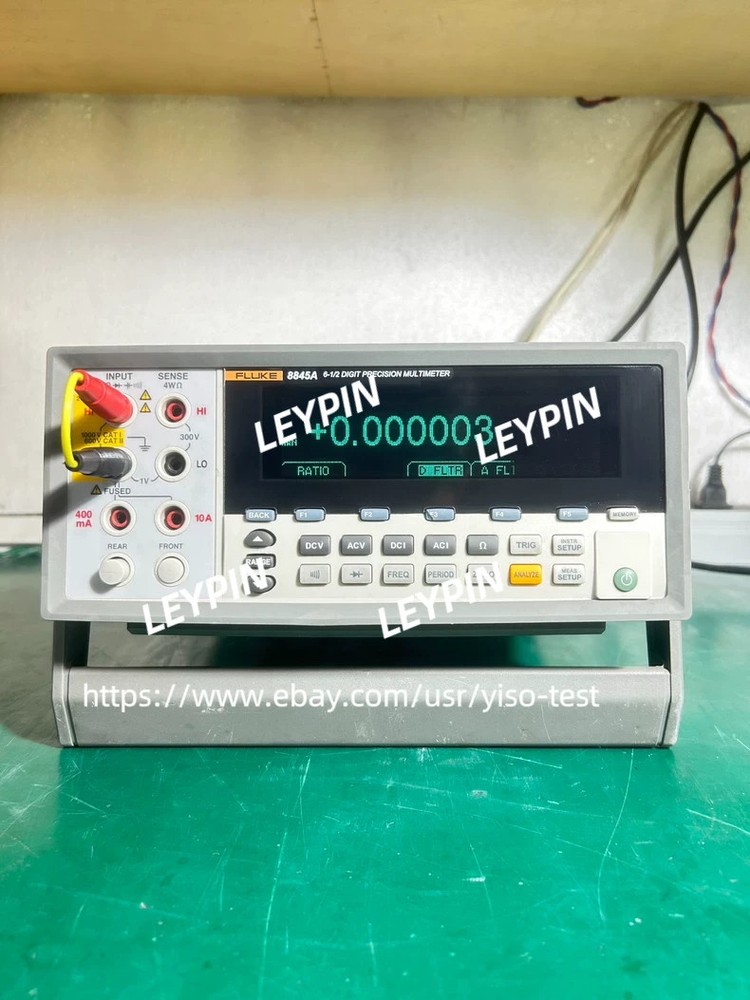 Fluke 8845A Digital Multimeter 6.5 Digit Precision Multimeter #Good function /