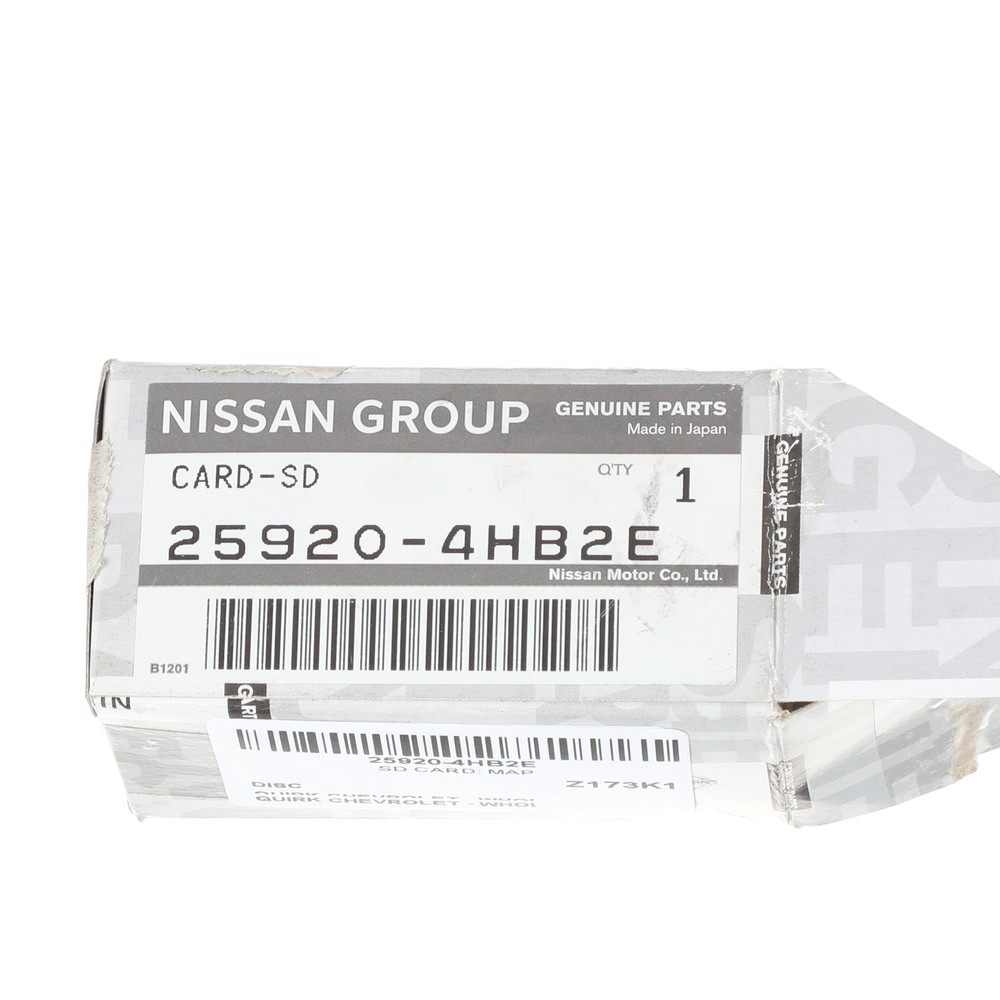 Genuine Infiniti Sd Card Map 25920-4HB2E