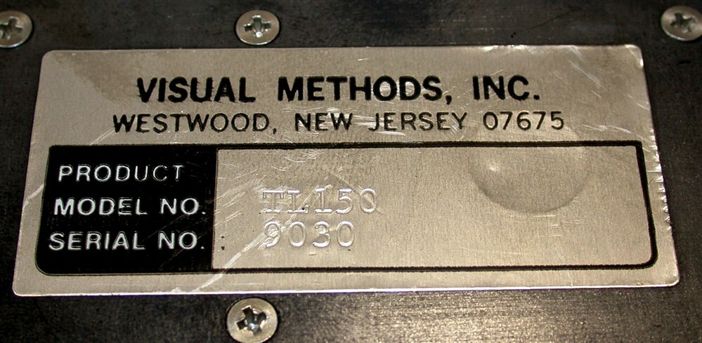 Visual Methods Inc. VMI Camera TL150