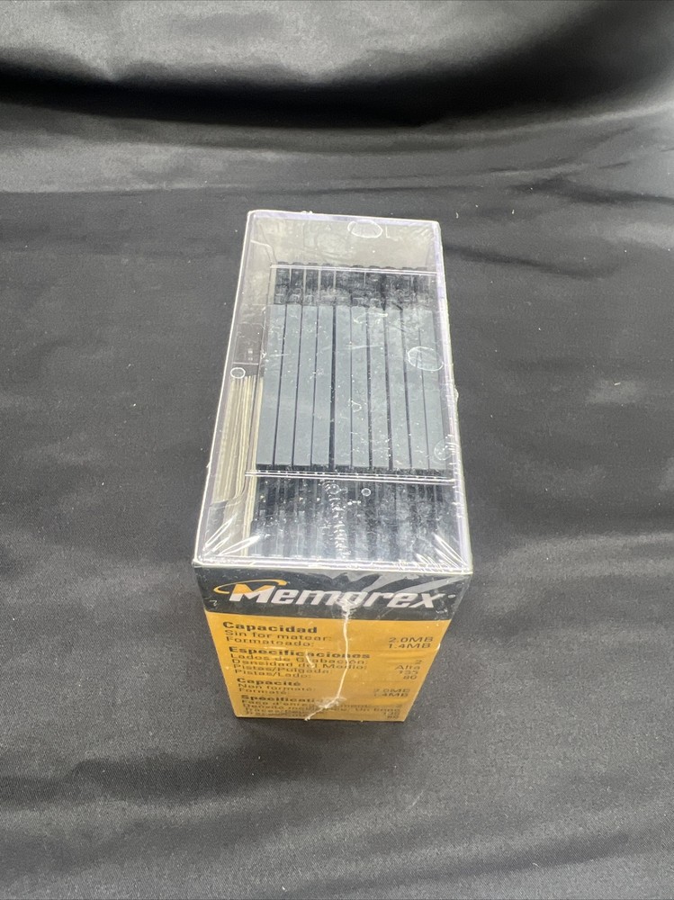 Memorex PC Formatted 3.5 Inch Computer Diskettes HD 10 Pack - New Never Opened